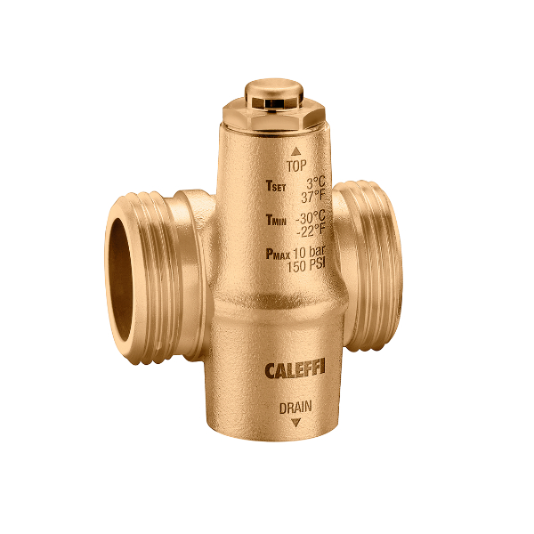 Caleffi iStop Plus HT 1" Compacte Vorstbeveiligingsklep 90 °C - 108622