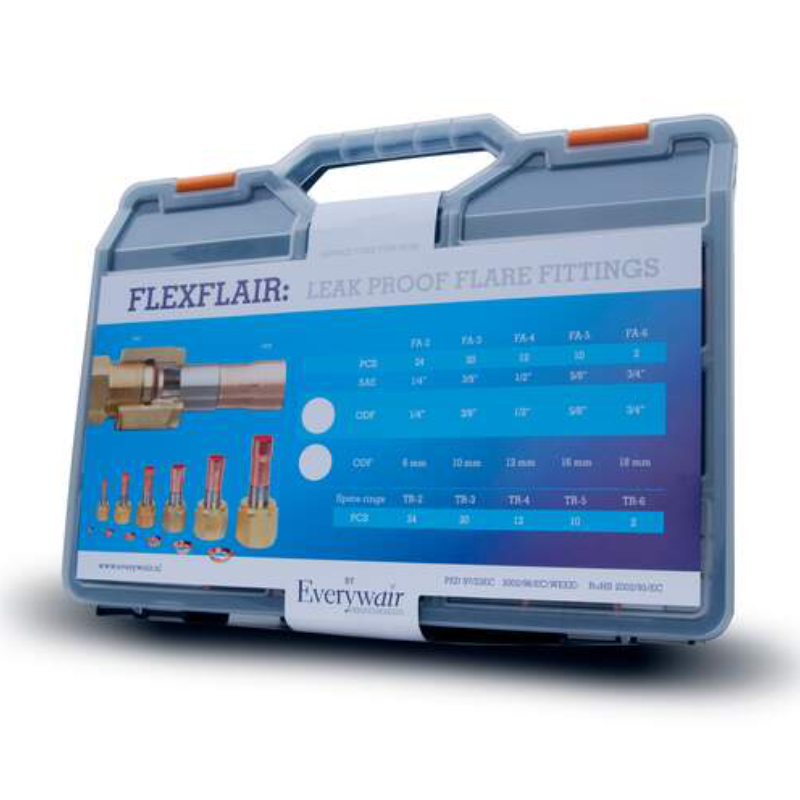 Flexflair Assortiments Koffer met 68 Koppeligen en Extra Ringen
