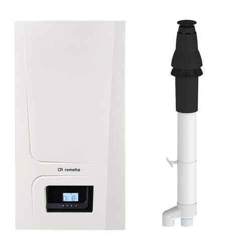Remeha Avanta Ace 28C CW4 (80/80) + Burgerhout Skyline Dakdoorvoer