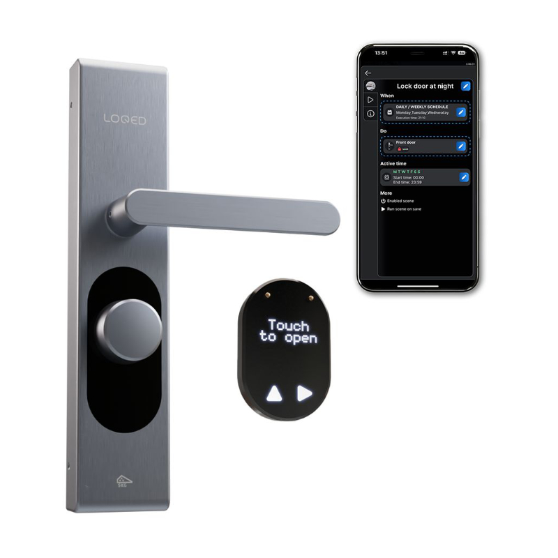 Loqued Touch Smart Lock Stainless Steel