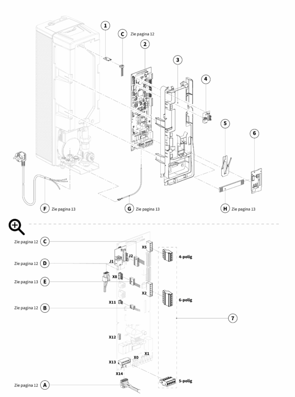 Intergas Xtend Vervangingsset HCU Control Print - Afbeelding 2