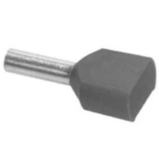 Adereindhuls 4mm2 Geïsoleerd Grijs – 100 stuks