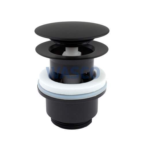 Damixa Wastafelafvoerplug 5/4" Klikwaste Pop-Up Matzwart