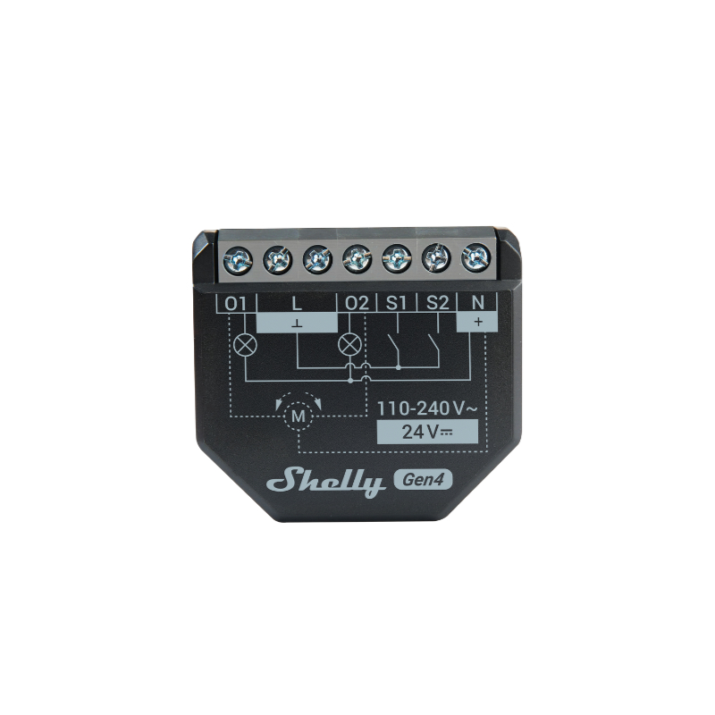 Shelly 2PM Gen4 Slimme Schakelaar - S4SW-002P16EU
