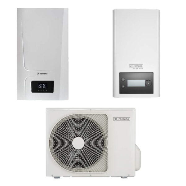Remeha Elga Ace Split 4kW Hybride Warmtepomp met Tzerra Ace-Matic 28C CW4 60/100