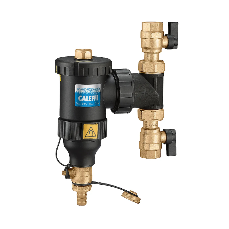 Caleffi Dirtmag Kunststof Vuilafscheider 1 1/4” met Afsluitkranen - 545347