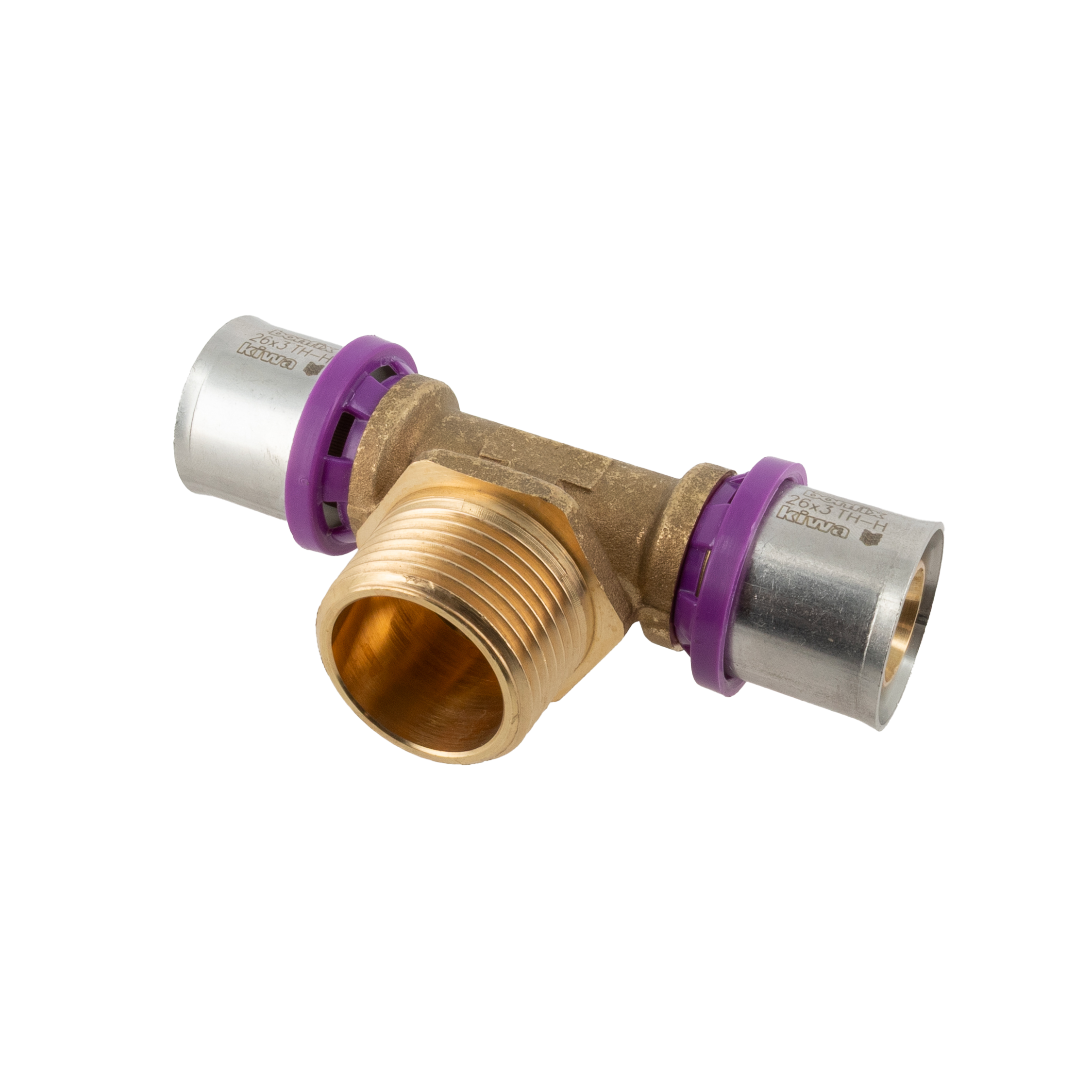 BONFIX Alu-pers T-stuk 26 x 1" bu.dr. x 26 mm