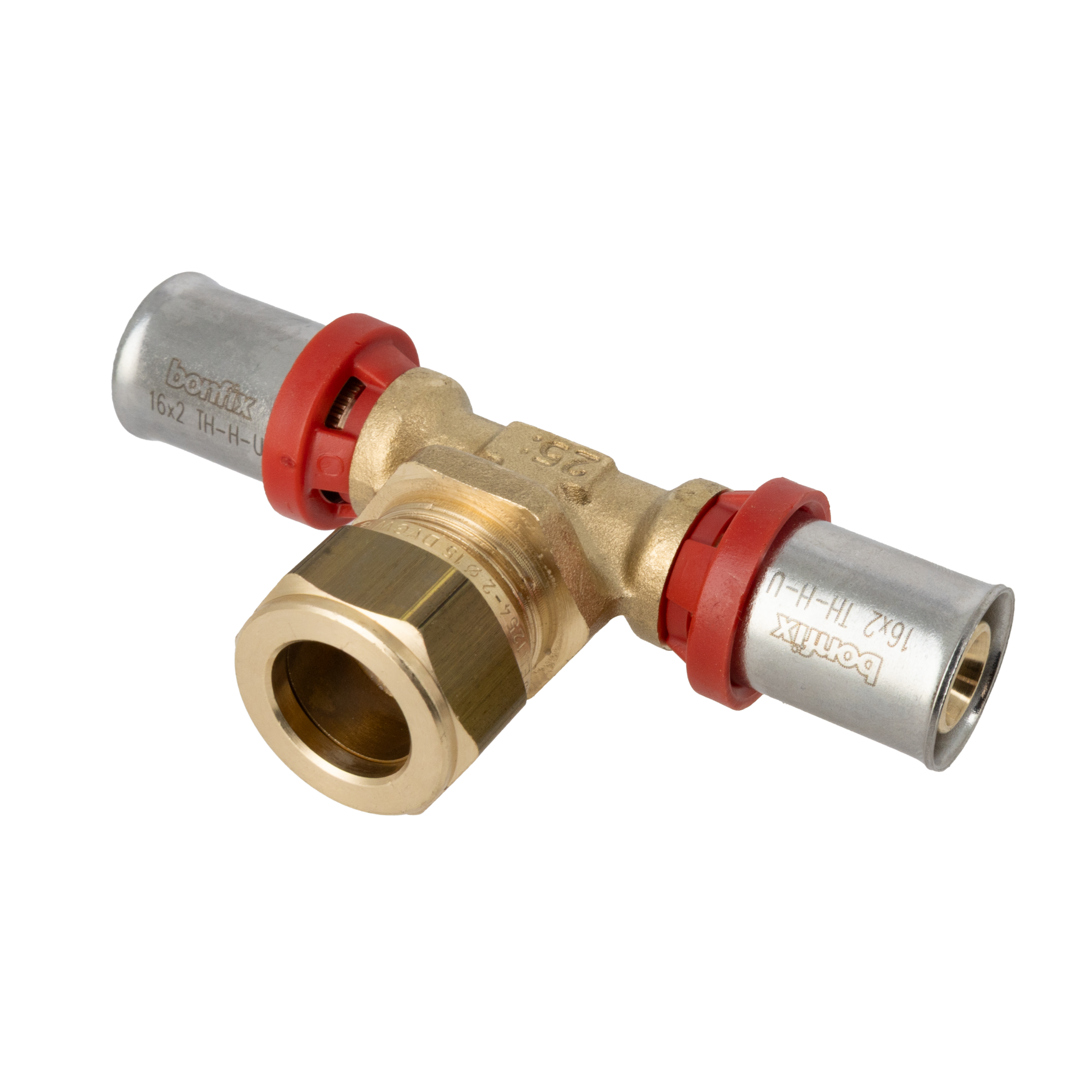 BONFIX Alu-pers T-stuk 16 x 15 knel x 16 mm