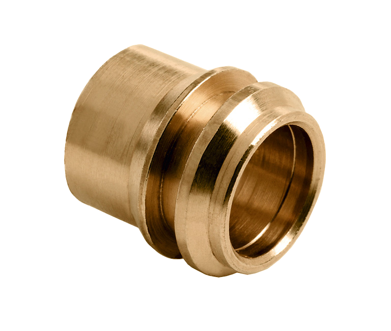 BONFIX Knel messing verloopset 54 x 35 mm