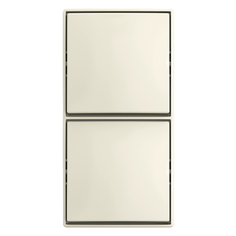 Busch Jaeger Opbouw Wissel/Wisselschakelaar Crème