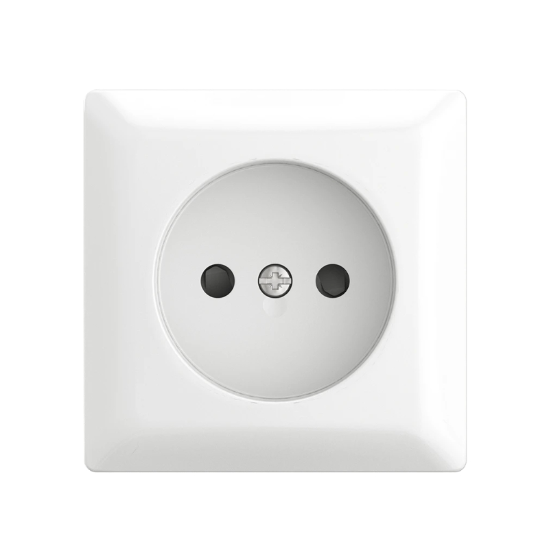 Busch Jaeger Opbouw Wandcontactdoos 1V Ongeaard KV Alpine Wit