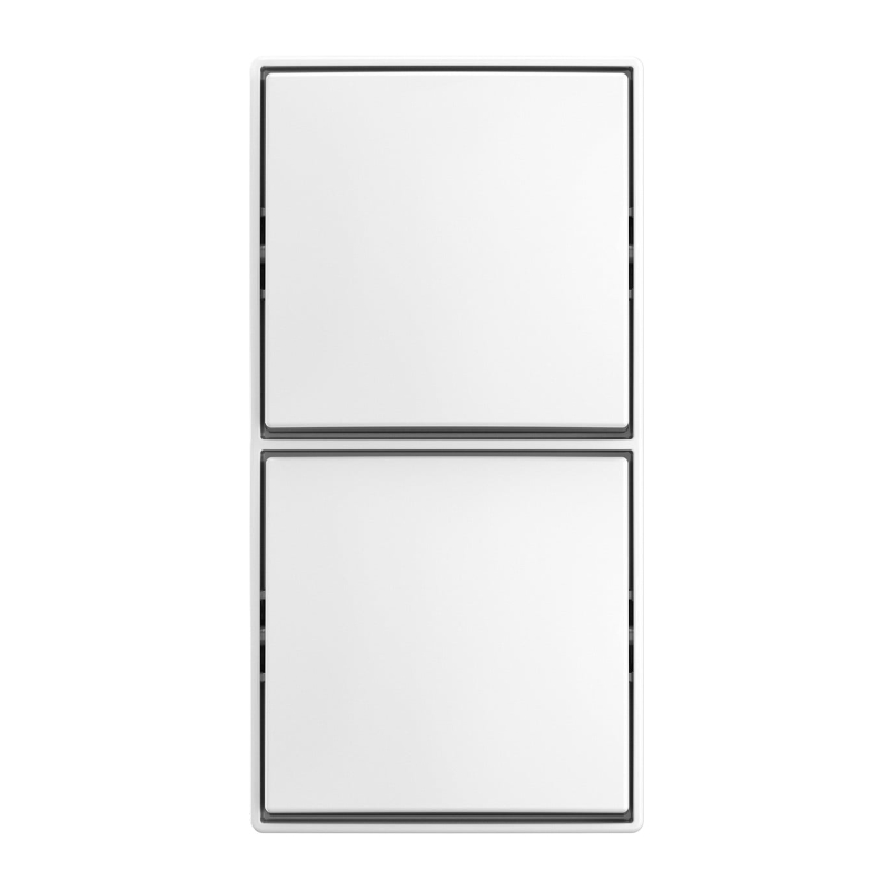 Busch Jaeger Opbouw Wissel/Wisselschakelaar Alpine Wit