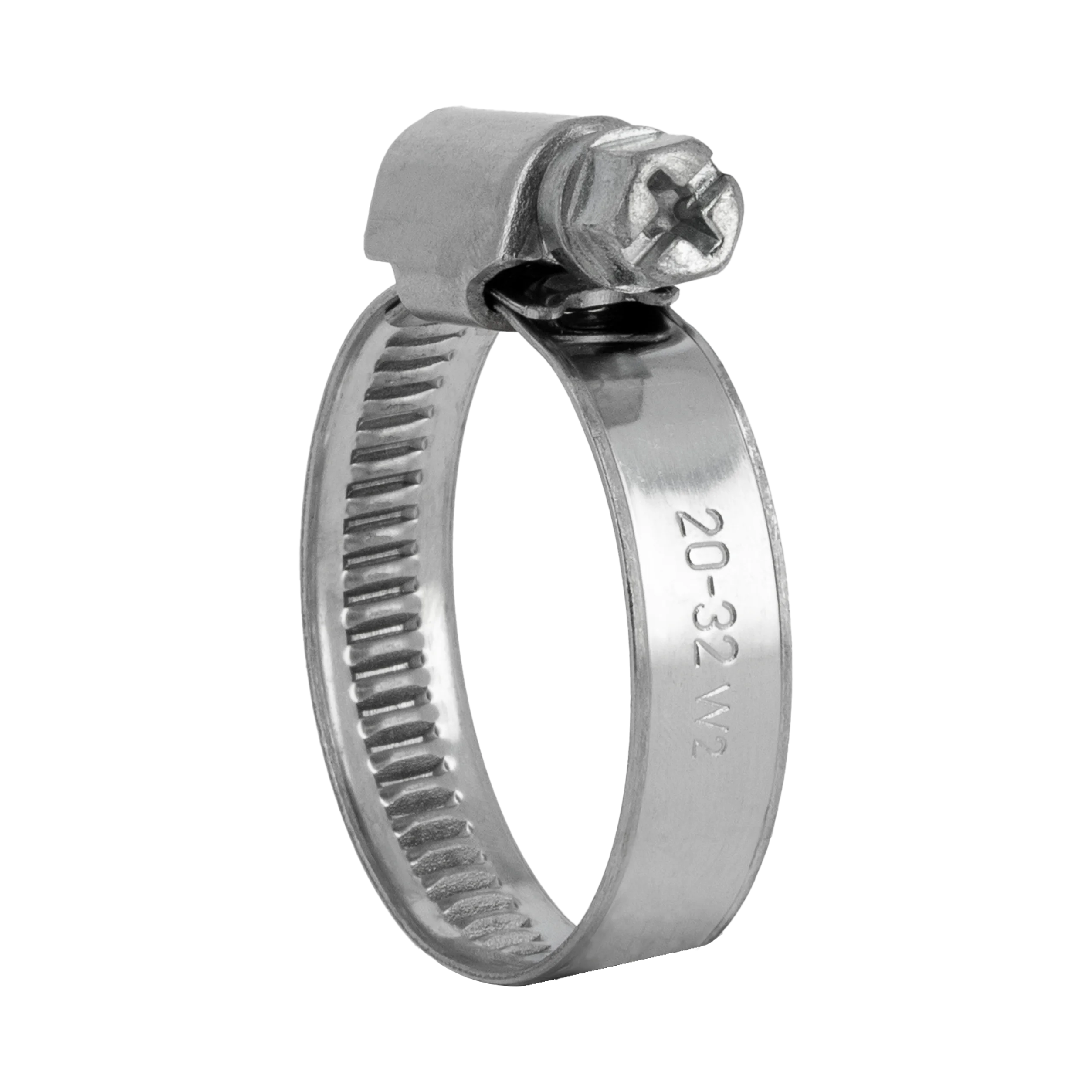 BONFIX Slangklem RVS chroom 20-32 mm, band 9 mm 2st.