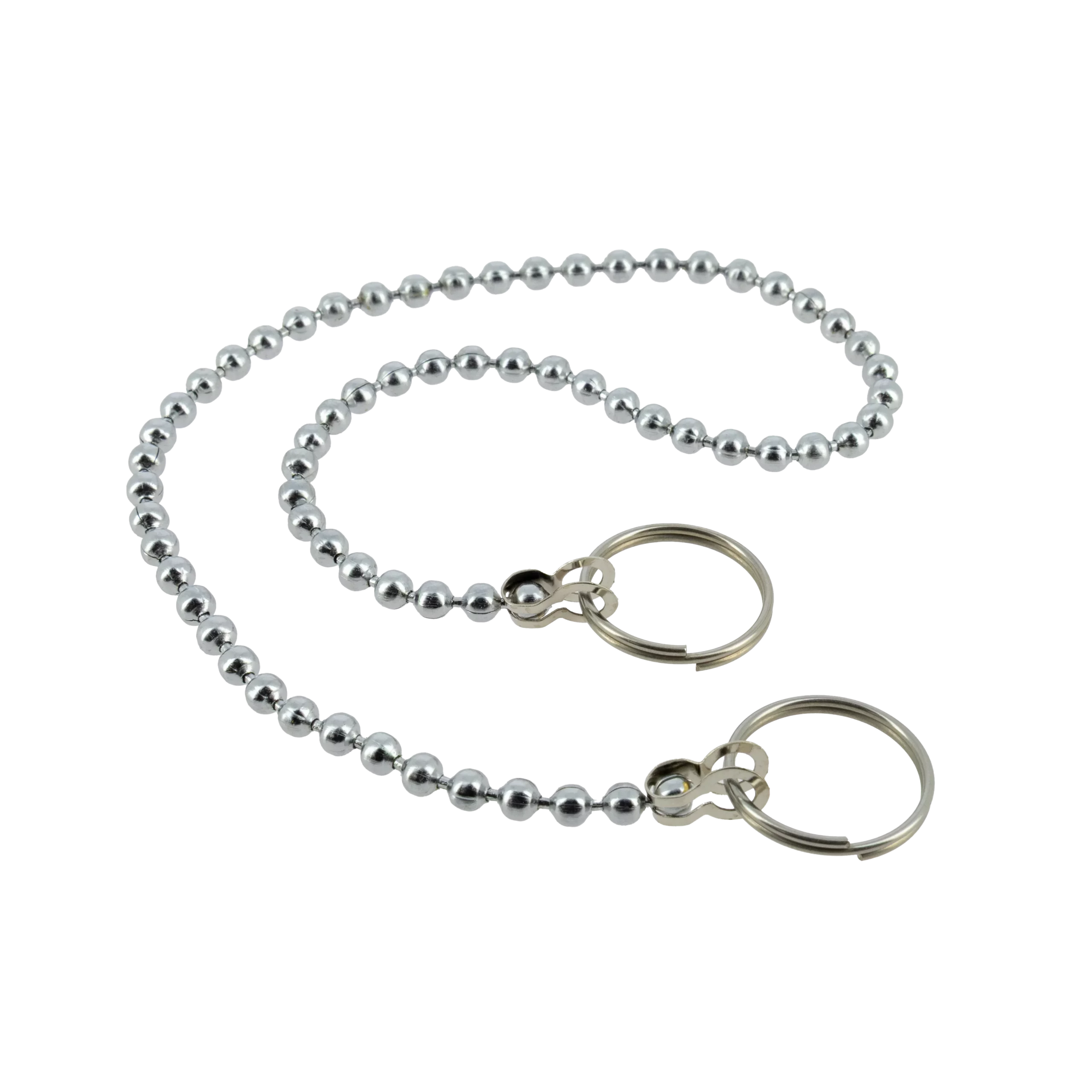 BONFIX Kogelketting 3,2 mm L=30 cm met 2 sleutelringen 1st.
