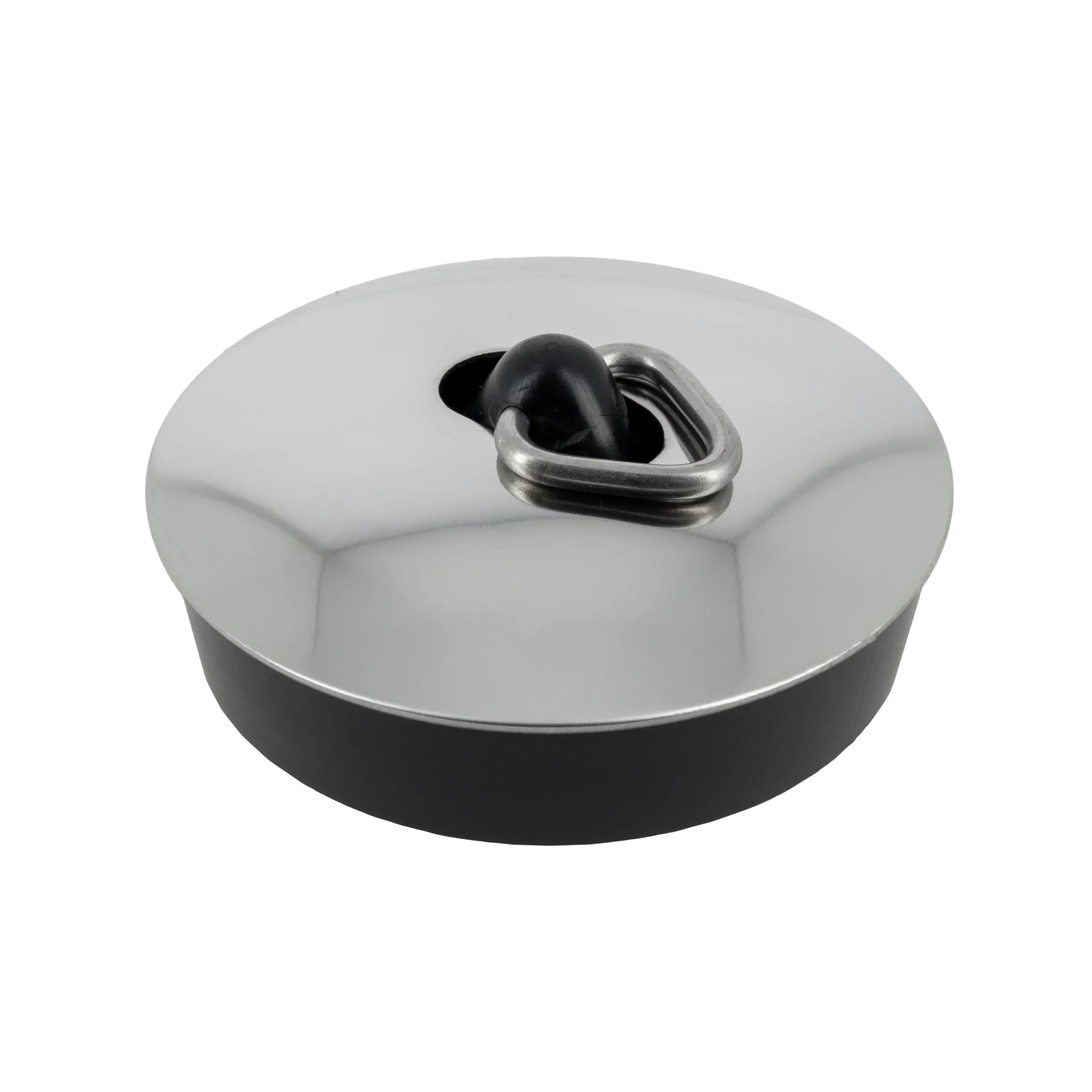 BONFIX Plugstop m. RVS Kapje/triangel boven: 45,5mm Zw. 1st.