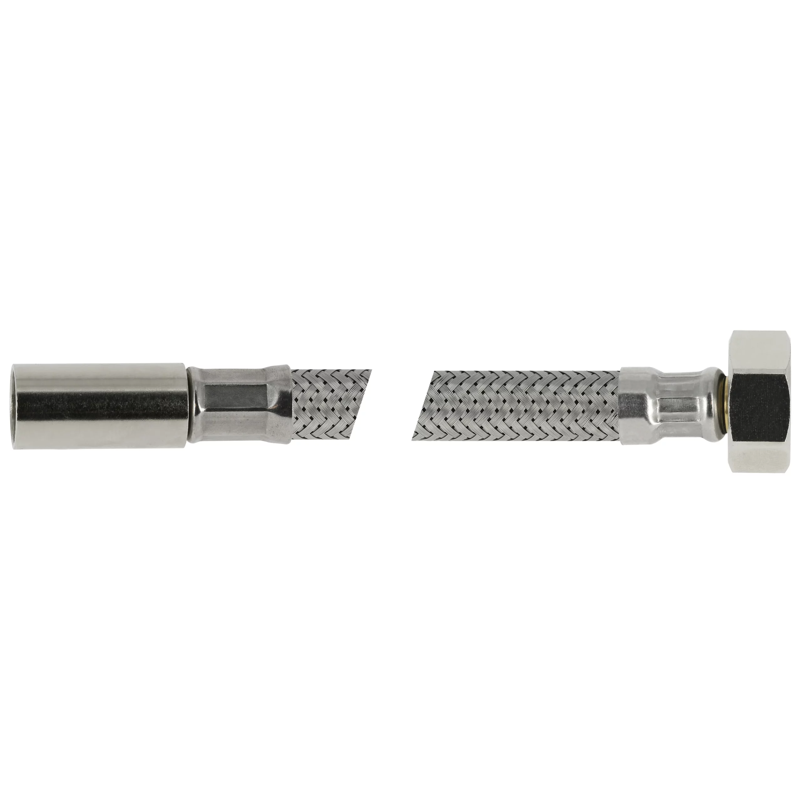 BONFIX Blister RVS Flexibele slang 20 cm 3/8" bi x Ø10 mm