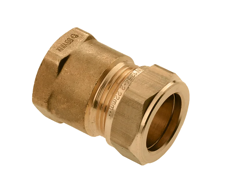 BONFIX Knel messing schroefbus 1/2" bi.dr. x 14 mm