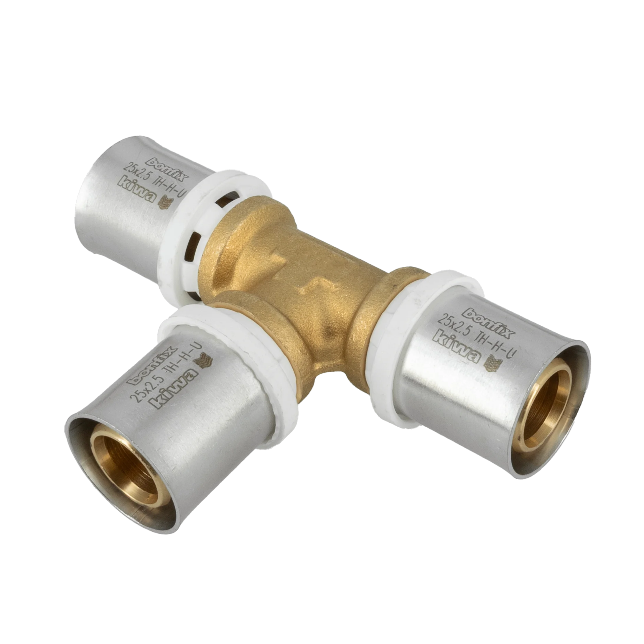 BONFIX Alu-pers T-stuk 25 x 25 x 25 mm 1st.