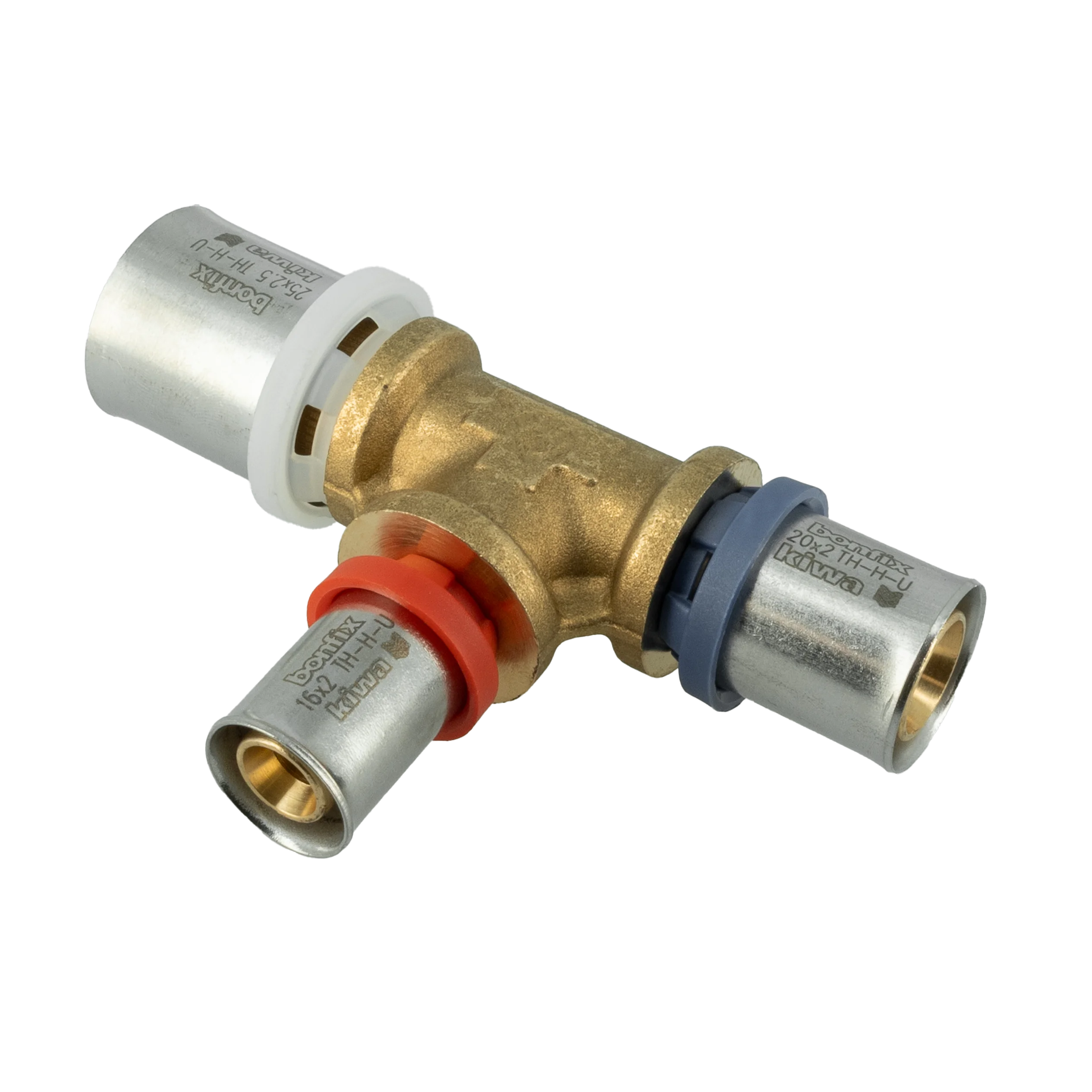 BONFIX Alu-pers verloop T-stuk 25 x 16 x 20 mm 1st.