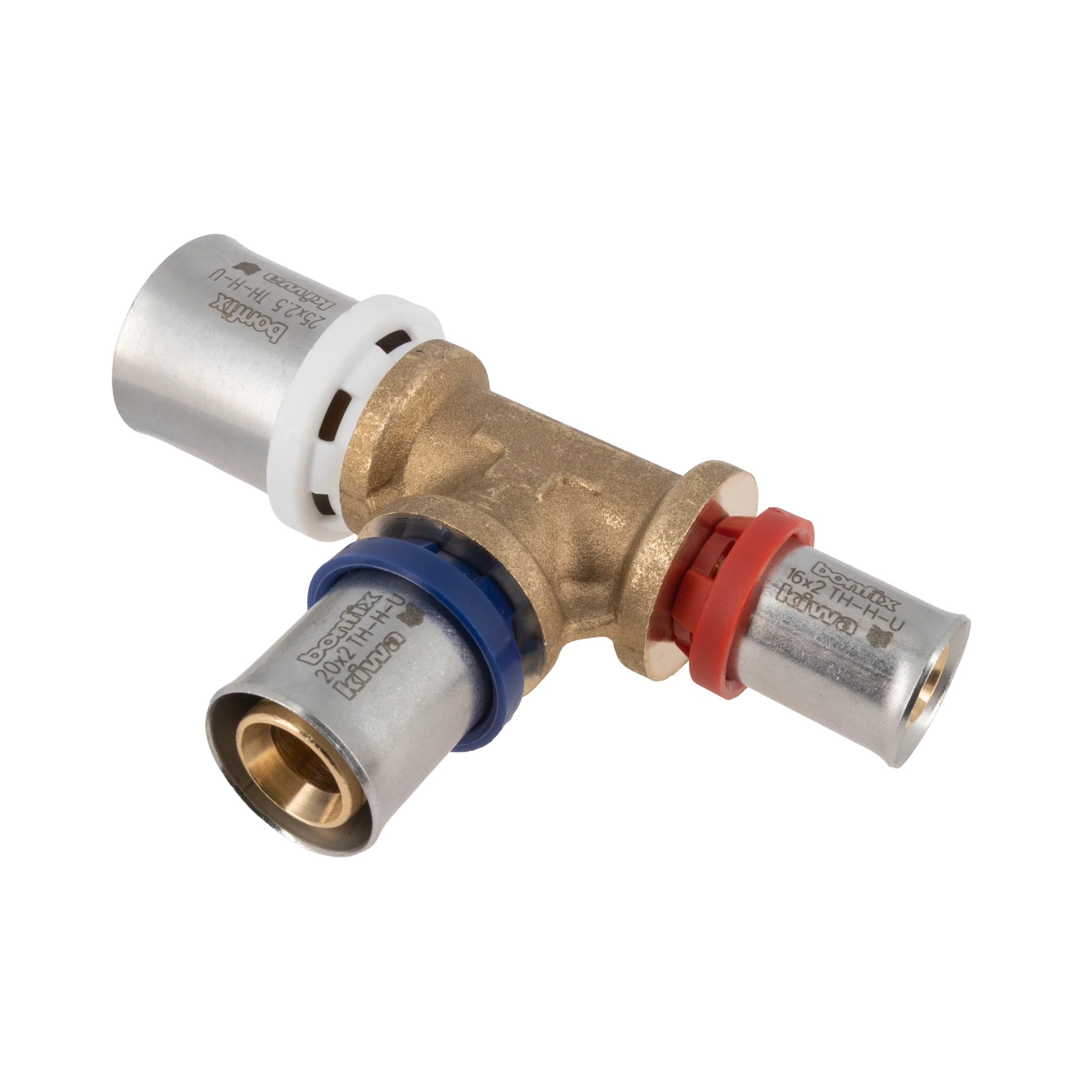 BONFIX Alu-pers verloop T-stuk 25 x 20 x 16 mm 1st.