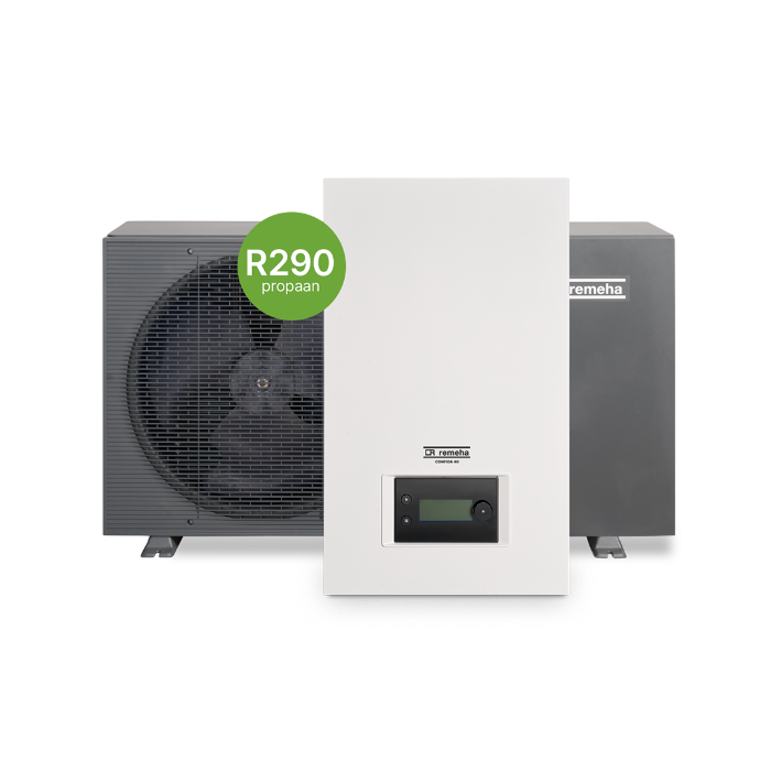 Remeha Confida Monoblock 440H Warmtepompset 9kW Hybride R290