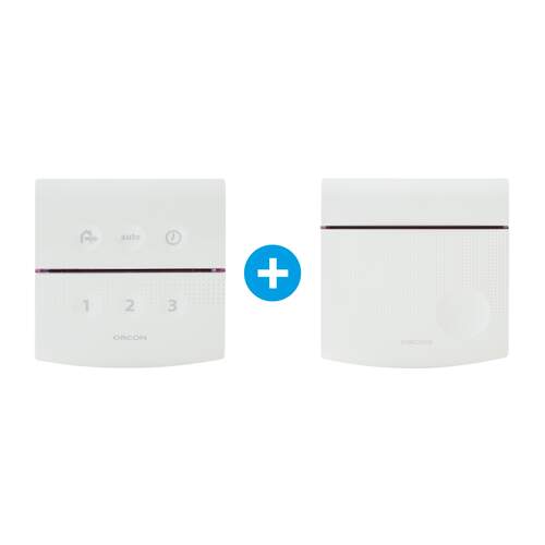 Orcon 15RF CO₂-ruimtesensor en Afstandsbediening - 21800145
