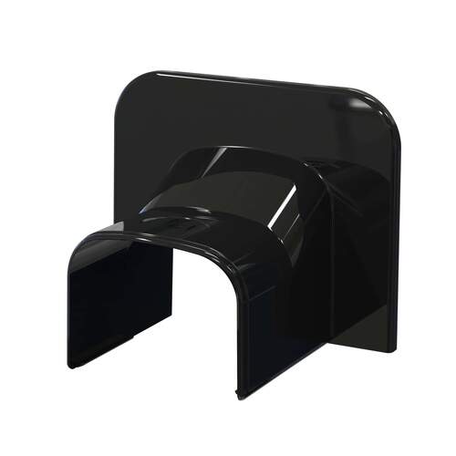 Optima Leidinggoot Eindstuk Plafond/Wand TA102 RAL9005