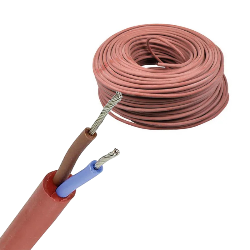 SIHF Siliconensnoer 2x1.5mm2 100 Meter