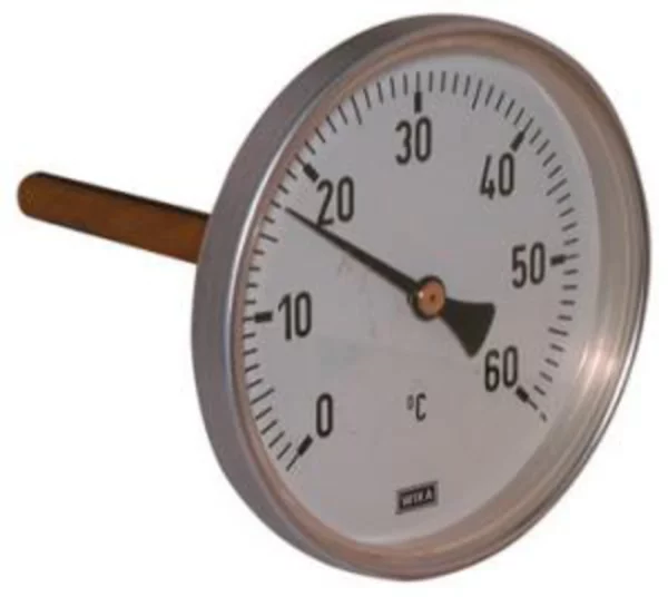 Thermrad Thermometer 63MM 1/2 - 0-60 Graden - Technim