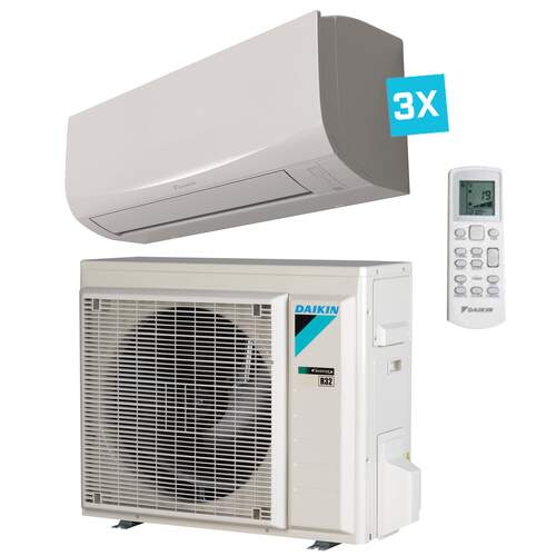 Daikin Sensira TRIPLE Multi Split 2x 2,5 kW + 1x 3,5 kW R32 - WiFi - A7870096S