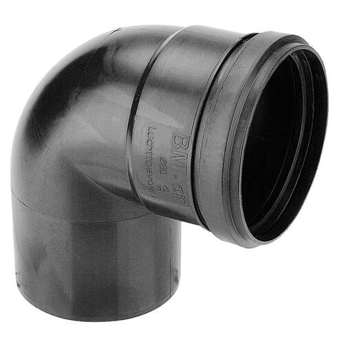 Burgerhout Twinline Air PP Bocht 100MM Mof/Spie - 87/90 Graden