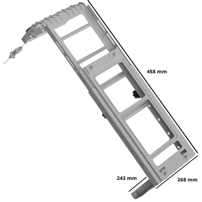 Midea Portasplit Beugel voor Dakraam en Frans Balkon - Afbeelding 6