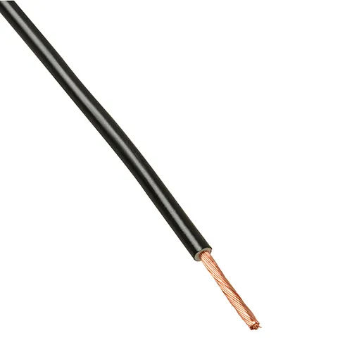 Montagesnoer Soepel H07V2-K 6MM2 90GR Zwart - 100 Mtr
