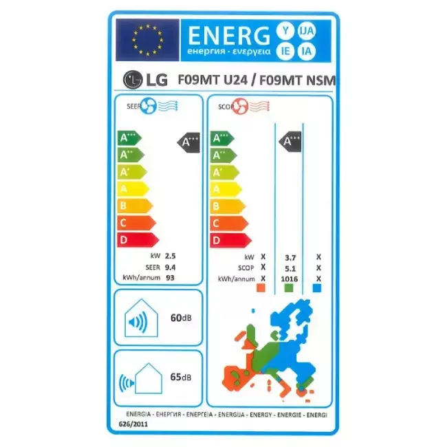 LG F09MT Prestige Dual Inverter airco 2,5 kW Set - Afbeelding 2
