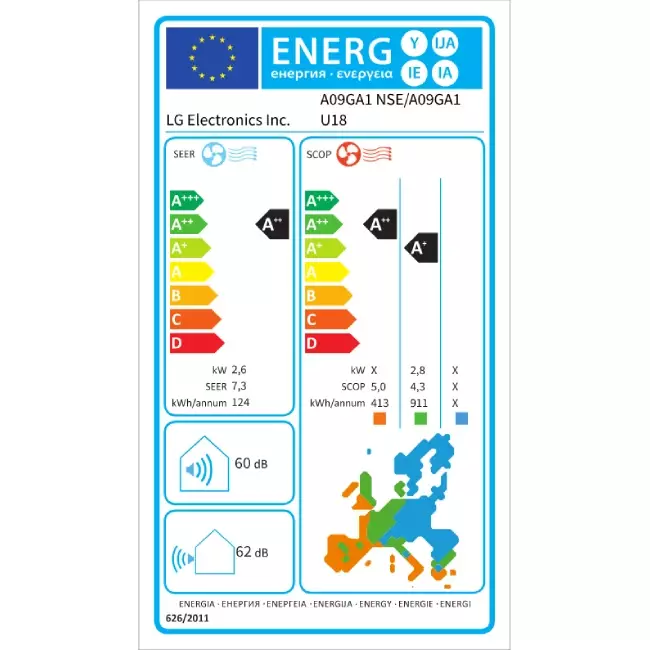 LG Gallery Special Dual Inverter Aairco R32 2,5 kW Set - WiFi - Afbeelding 2