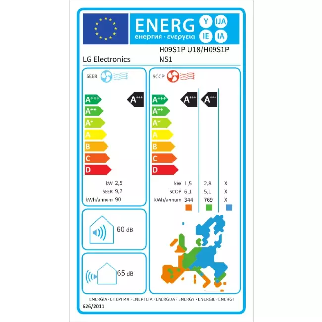 LG Dualcool Premium Dual Inverter airco R32 2,5 kW Set - WiFi - Afbeelding 2