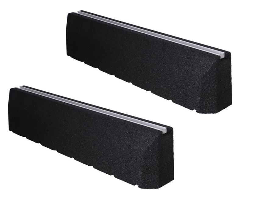 Trinnity Rubberen Verhoogde Opstelbalken Set 2 Stuks, Lengte = 1000MM x Hoogte = 230mm