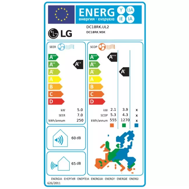 LG Dualcool Premium Dual Inverter Airco R32 7,0 kW Set - WiFi - Afbeelding 2