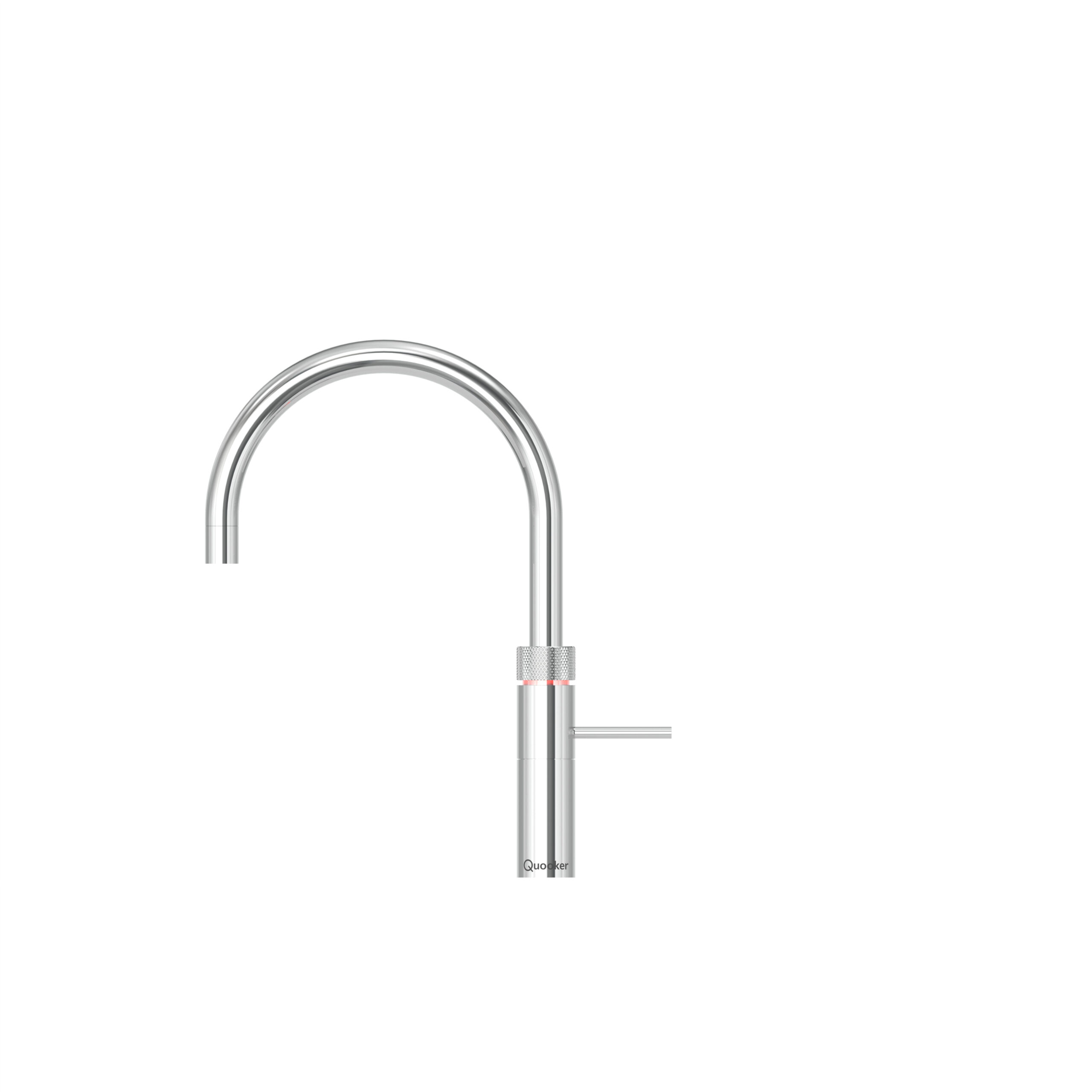 Quooker Kraan Fusion Round Koud Warm Kokend-Water Chroom