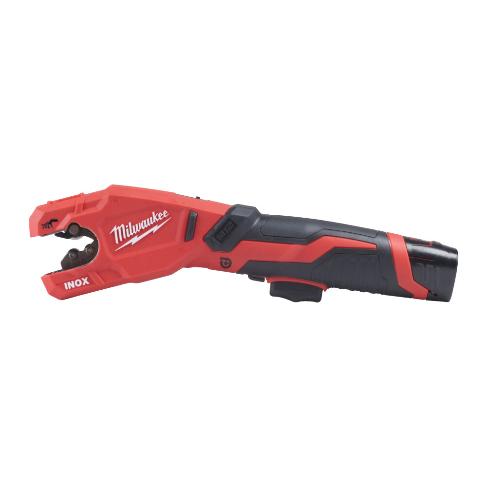Milwaukee® Pijpsnijder Rvs Raptor™ Set 2X Accu+Lader M12 Pcss-202C