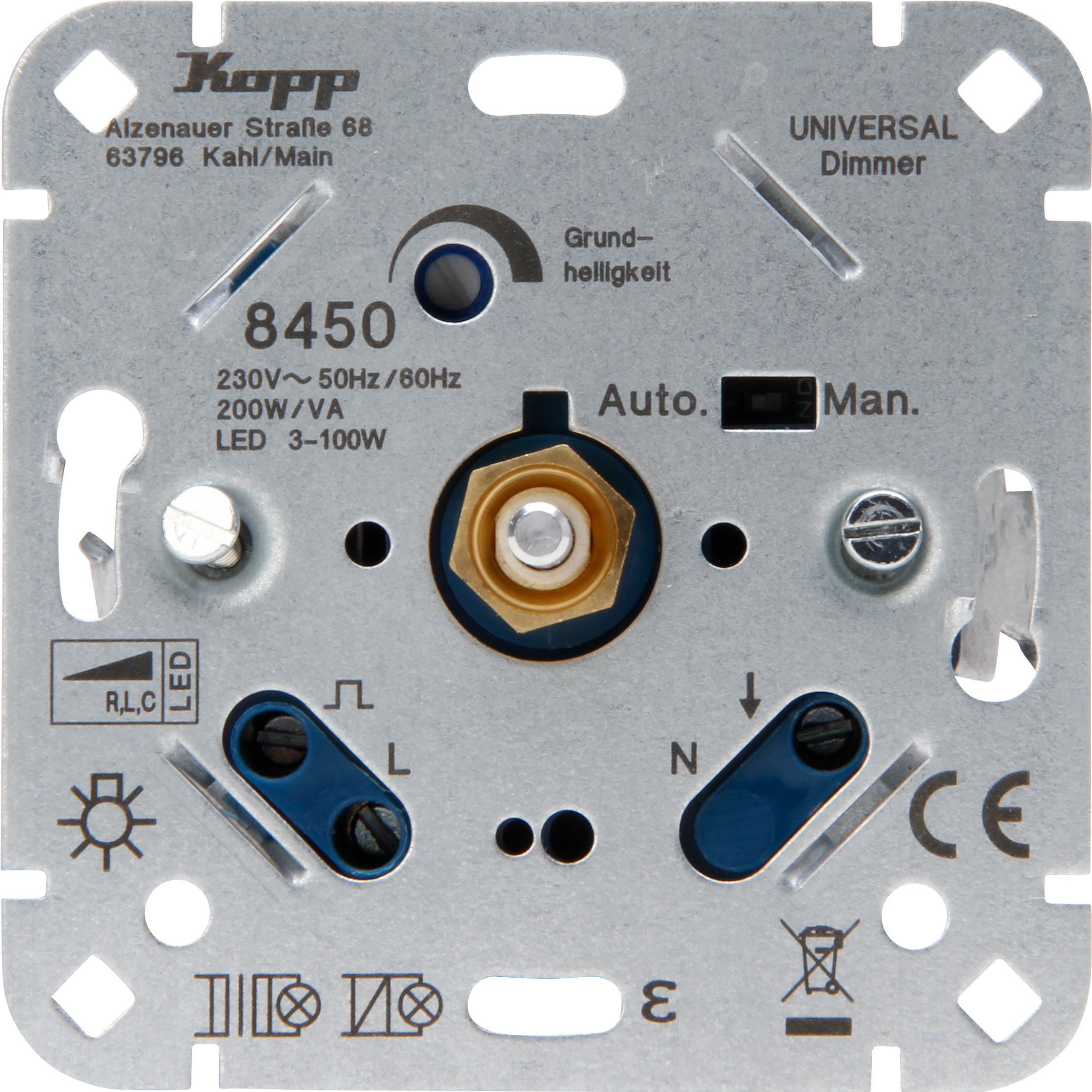 Kopp Sokkel Dimmer Rlc Led 3-170W