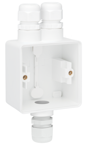 Niko Hydro Opbouwdoos 1V + 3 M20 Ingangen + Wartel Wit