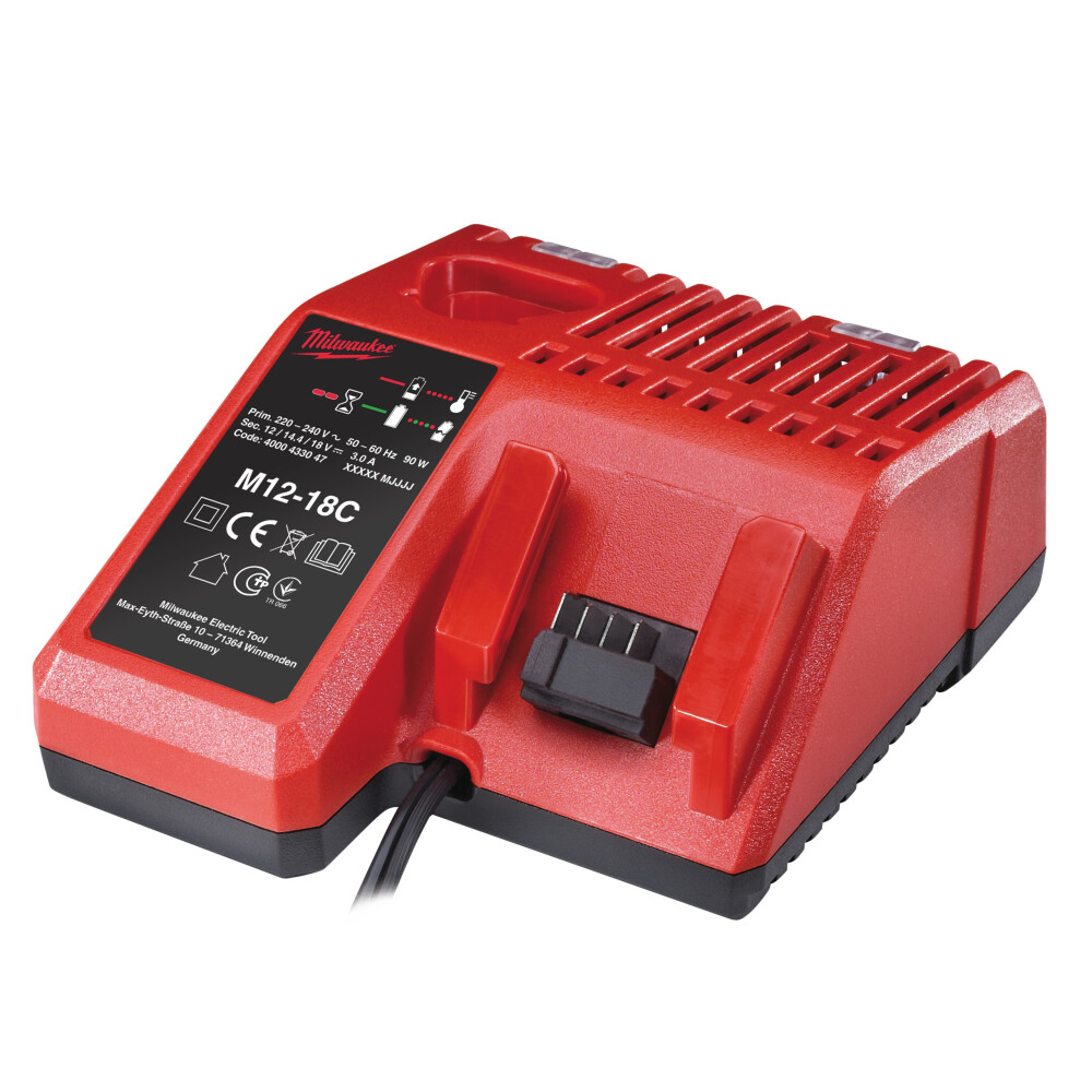 Milwaukee® Lader M12- En M18-Accu M12-18 C