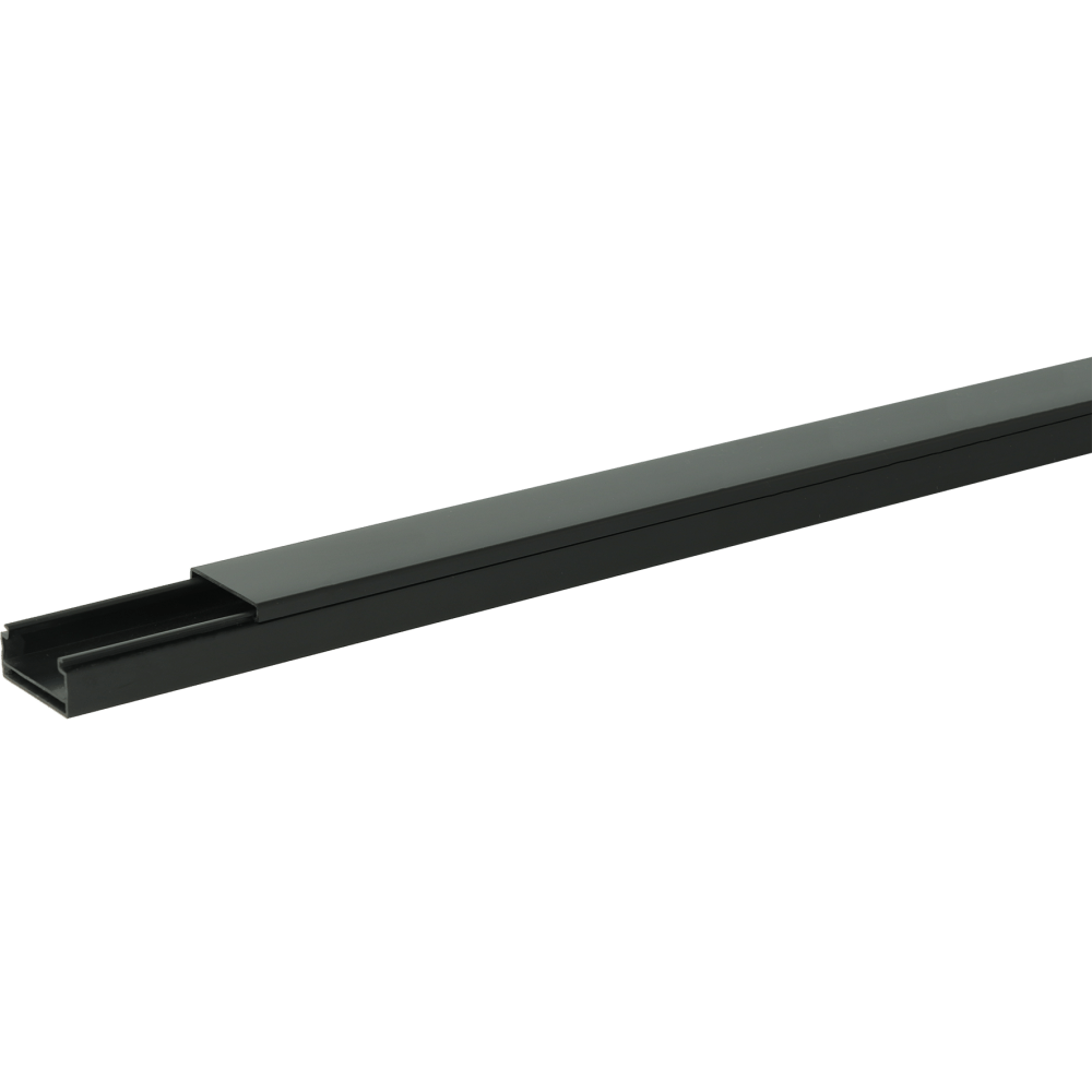 Attema Kabelgoot Koker P25 + Deksel Zwart - 2 Meter