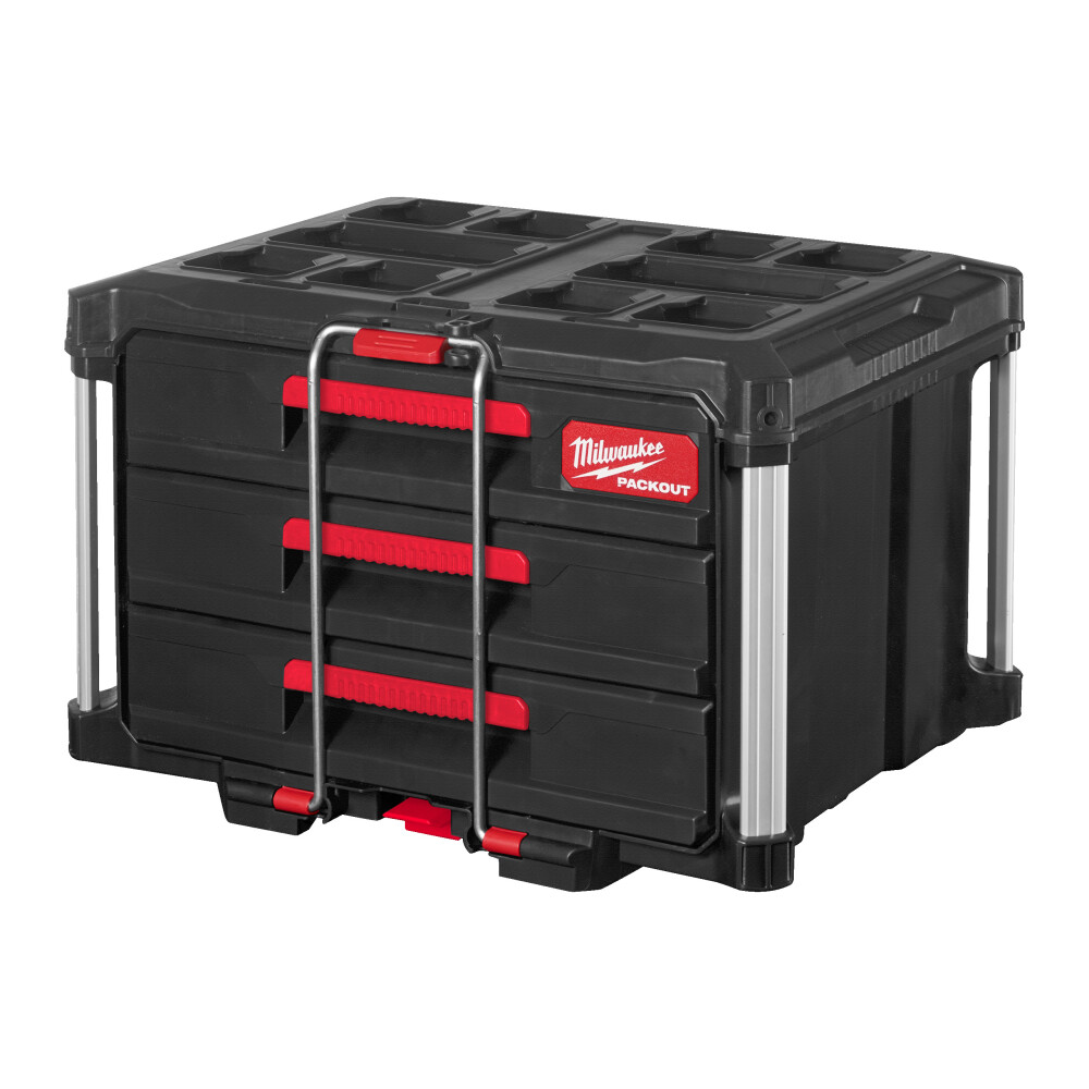 Milwaukee® Packout Gereedschapskoffer Met Drie Lades