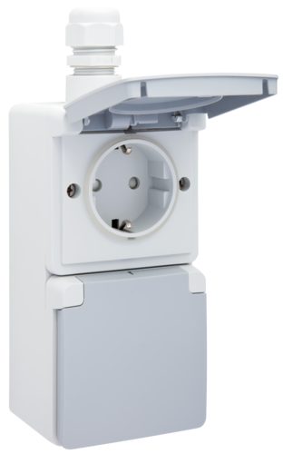 Niko Hydro Wd Wcd Ra 2V Verticaal - Insteek Grijs