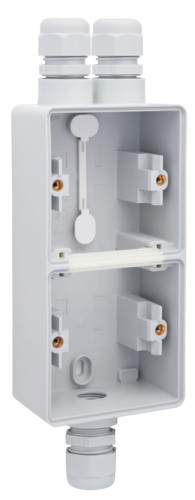 Niko Hydro Opbouwdoos 2V Vert. + 3 M20 Ingangen + Wartel