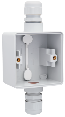 Niko Hydro Opbouwdoos 1V + 2 M20 Ingangen + Wartel Grijs