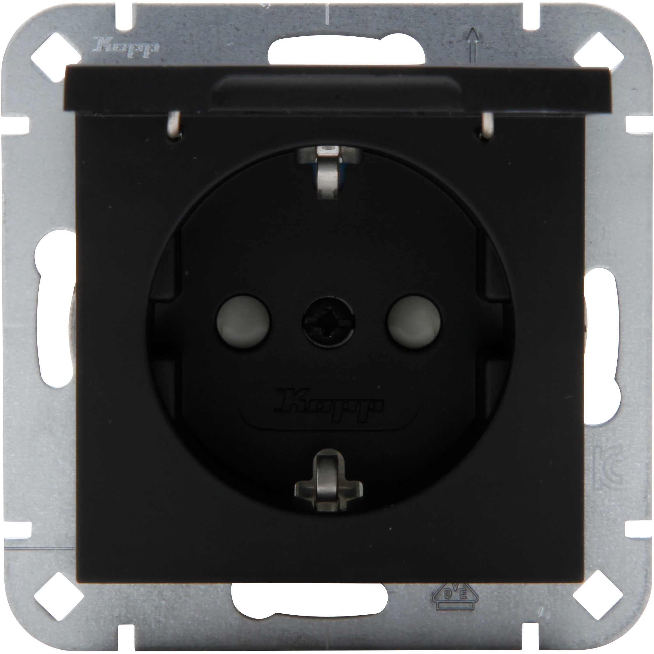 Kopp Hk07 - Wcd 1V Ra Sh Ip44 Klapdeksel Mat Zwart - Afbeelding 4