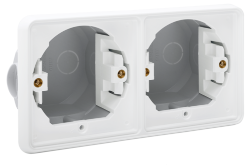 Niko Hydro Wd Inbouwkader 2V Horizontaal Wit